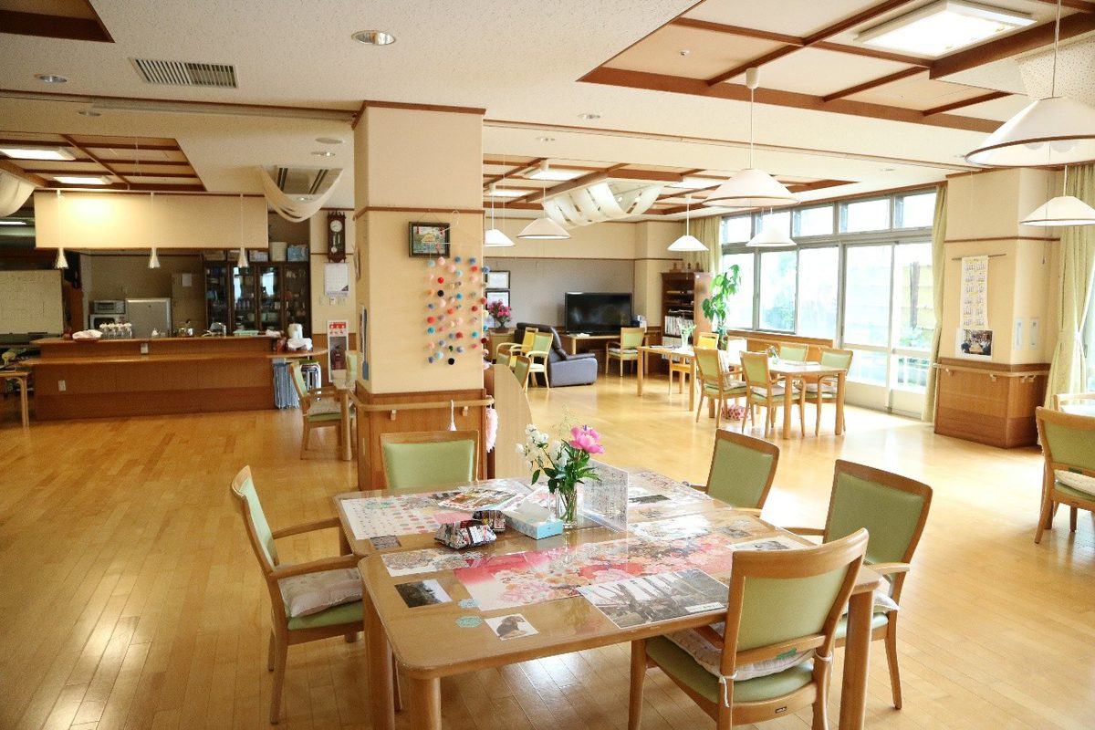 三好園しんざのデイサービスのフロア